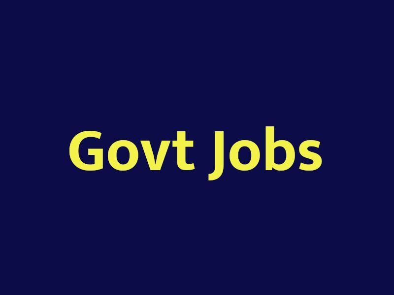 govt jobs notification
