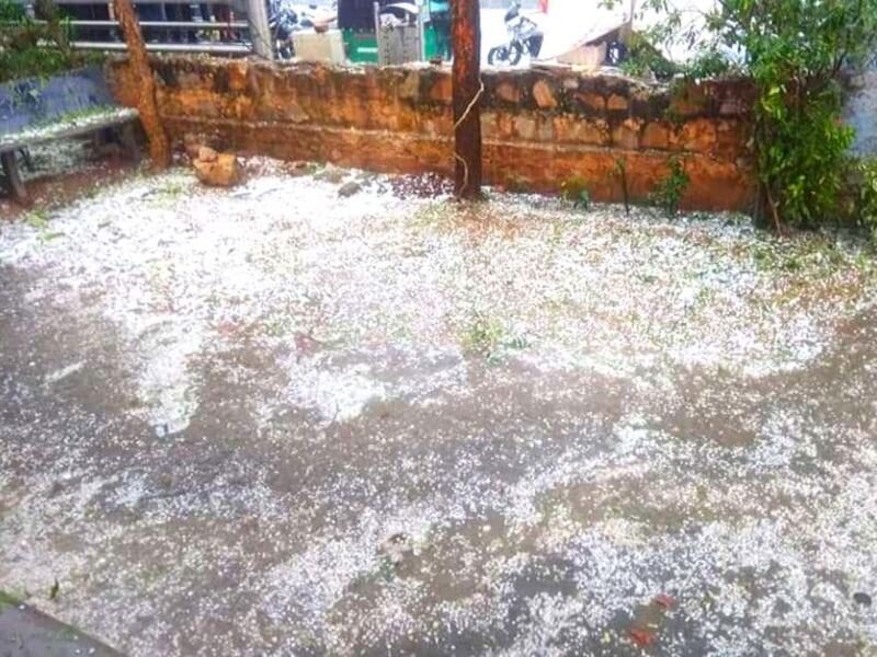ओलावृष्टि (Hailstorm) heavy hailstorm in rajasthan punjab haryana
