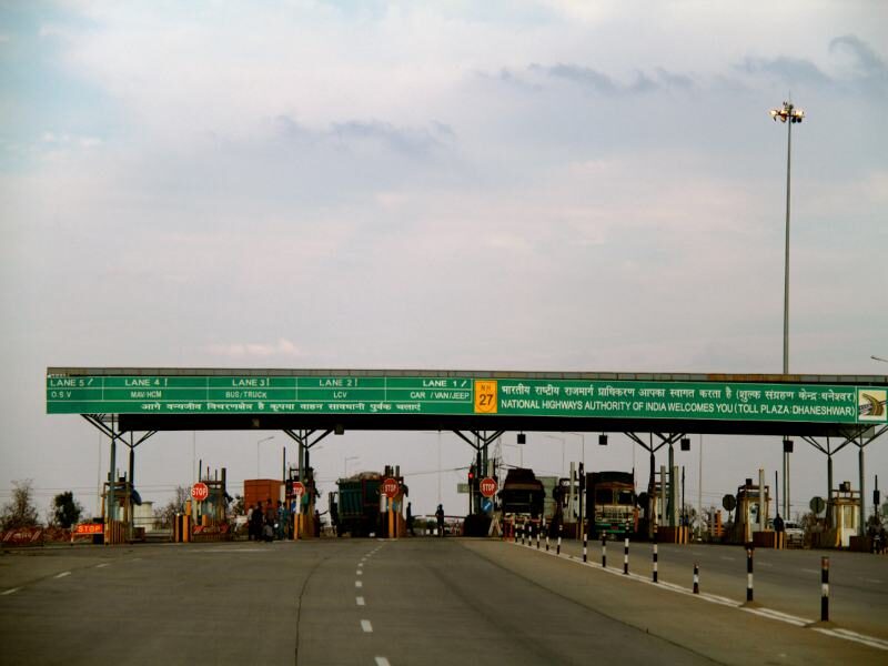 toll booth in india