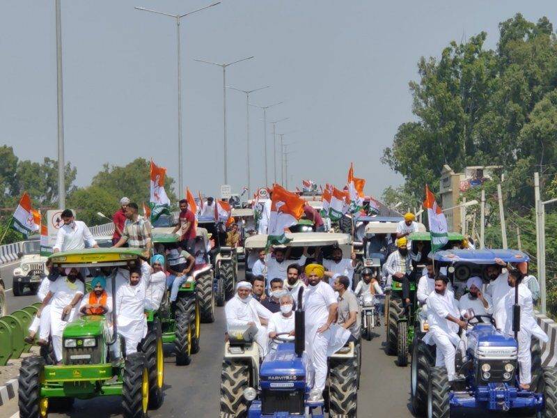 kisan tractor rally