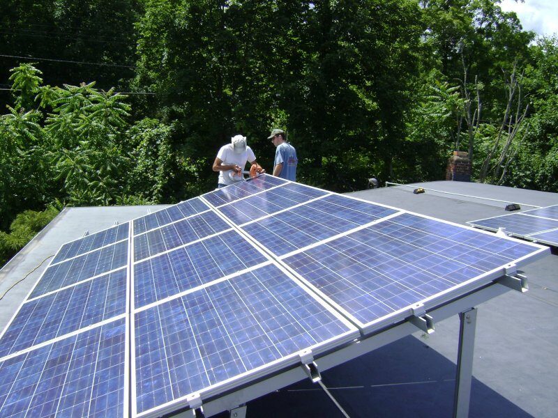 rooftop solar panel plants