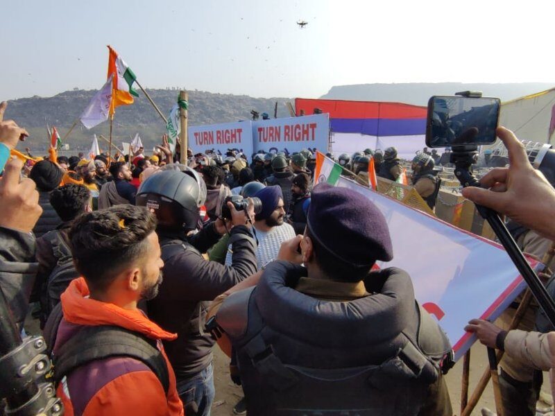 farmers protest kisan andolan