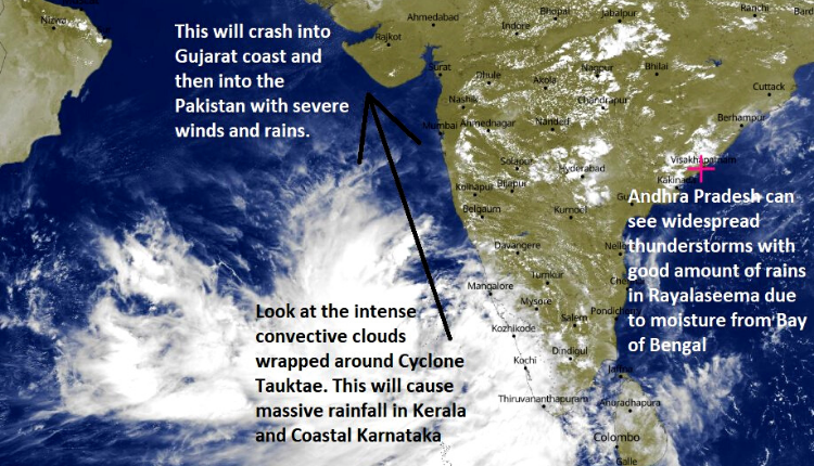 चक्रवाती तूफ़ान ‘ताउते’ ने केरल में मचायी भारी तबाही