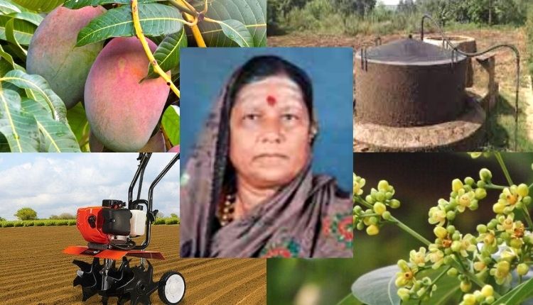 karnataka woman farmer doing organic farming ( जैविक खेती)