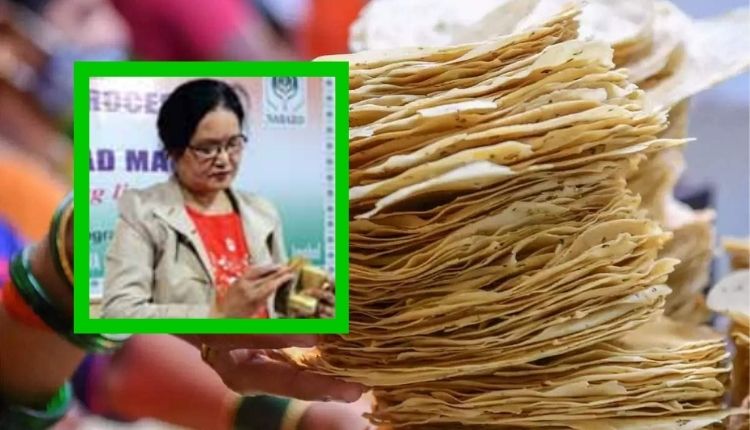 manipur woman green papad मणिपुर महिला के ग्रीन पापड़