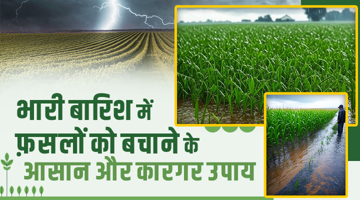 Protecting Crops from Heavy Rains भारी बारिश से फ़सलों का बचाव