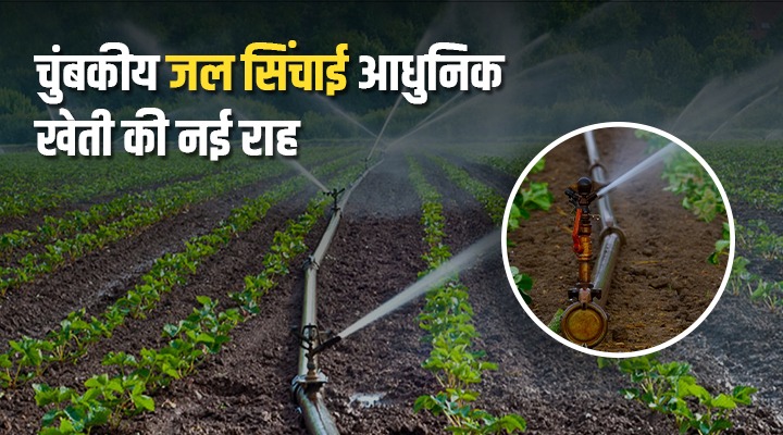 चुंबकीय जल सिंचाई magnetic water irrigation