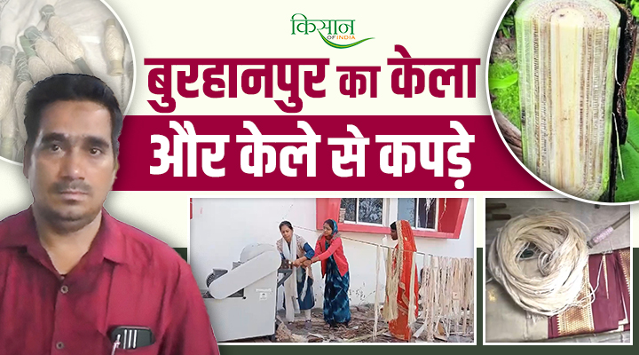 Banana Fiber केले के रेशे से कपड़ा