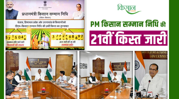 PM Kisan Yojana की 21वीं किस्त जारी 21st installment of PM Kisan Yojana released