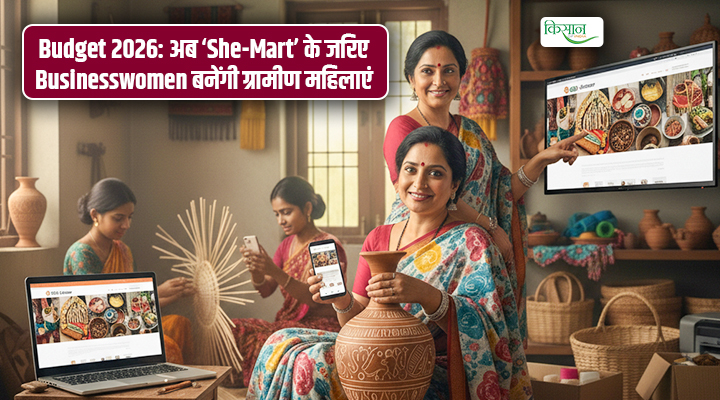 Union Budget 2026 में SHE Mart की ऐतिहासिक घोषणा, गांव की दीदी बनेंगी बाज़ार की मालकिन, जानें कैसे बदलेगी करोड़ों की तकदीर!