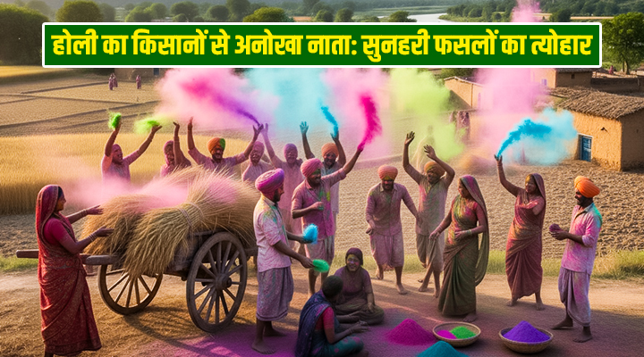 Holi And Indian Farming : केवल रंगों का त्योहार नहीं, बल्कि किसानों की मेहनत का जश्न है होली
