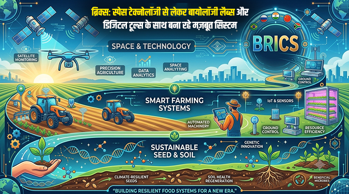 बीज से लेकर सैटेलाइट तक: ब्रिक्स (BRICS) का नया कृषि इकोसिस्टम और खेती का भविष्य